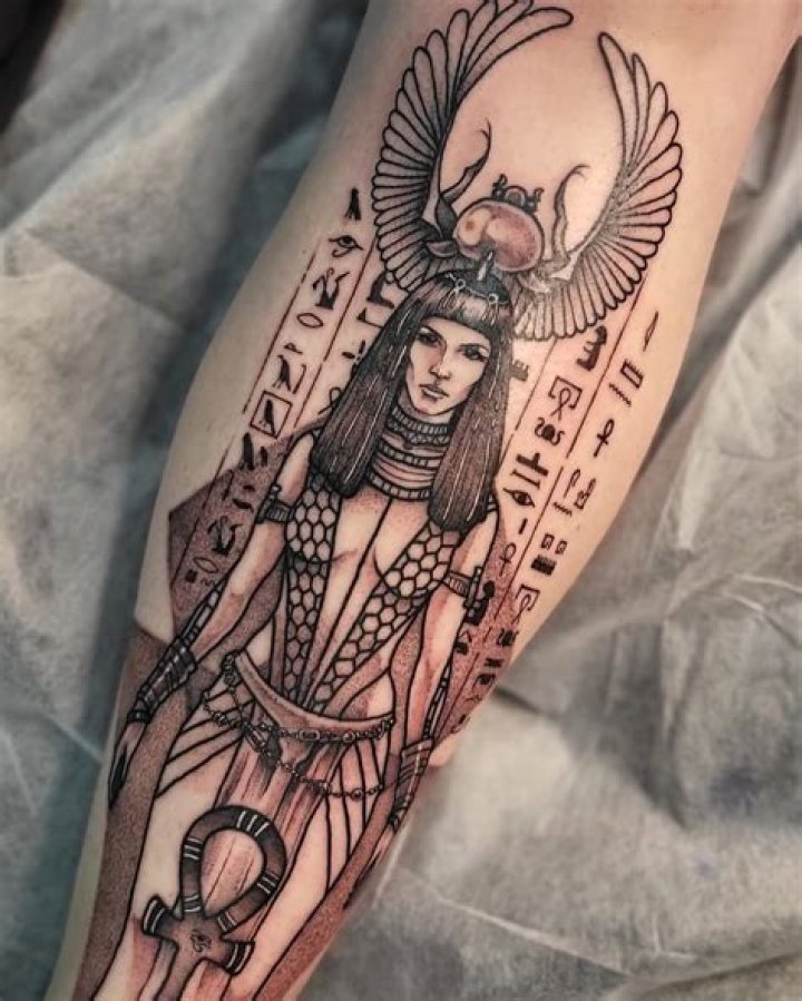 Discover The Enchanting World Of Egyptian Goddess Tattoos